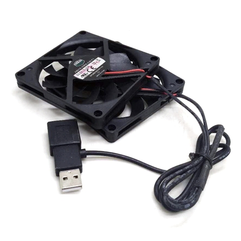 2 шт./пара 5v тонкий вентилятор USB 80mm * 10mm DC5V A8010-20RA-2JN-F1 5V 0.25A 8010 8CM ультратонкий тихий вентилятор охлаждения ► Фото 1/5