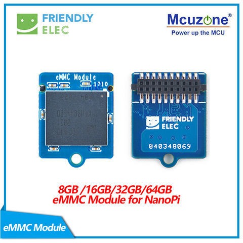 EMMC модуль 8 ГБ 32 ГБ 64 Гб 16 Гб для NanoPi M4 NEO4 RK3399 emmc-microSD TF адаптер ► Фото 1/6