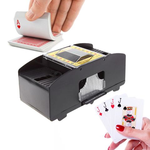 Автоматические покерные КАРТЫ Shuffler, настольные игры, работающие от батареи, игральные карты Shuffler R66E ► Фото 1/6