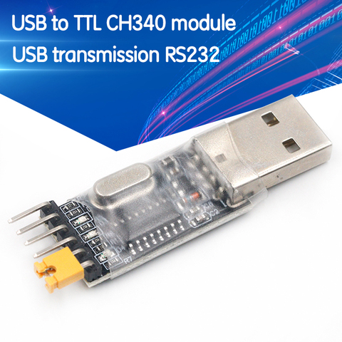 USB в TTL преобразователь UART модуль CH340G CH340 3,3 V 5V переключатель ► Фото 1/6