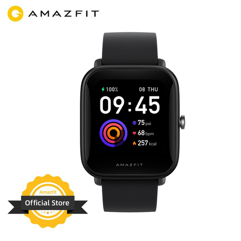 Смарт-часы Amazfit Bip U водонепроницаемые (5 атм) с цветным дисплеем ► Фото 1/6
