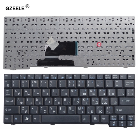 Новая русская/RU Клавиатура для ноутбука Acer Aspire One ZG5 D150 A150 A150L ZA8 ZG8 D210 D250 A110 KAV60 AO531H Emachines EM250 ► Фото 1/3