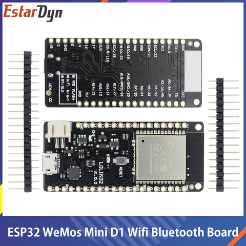 ESP32 для WeMos Mini D1 Wifi Bluetooth модуль беспроводной платы основанный на ESP-WROOM-32 Dual Core Mode CPU ESP-32 ESP-32S ► Фото 1/6