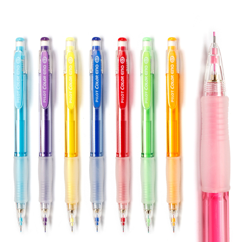 Японские цветные механические карандаши Pilot, разноцветные карандаши 0,7 мм, набор свинцовых карандашей для рисования, 8 цветов на выбор ► Фото 1/3