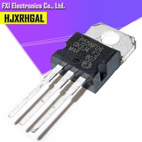 10 шт. STP55NF06-220 P55NF06 TO220 MOSFET новый оригинальный транзистор ► Фото 1/2