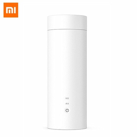 Термос Xiaomi Viomi, дорожный электрический чайник, умная чашка 400 мл, электрическая бутылка с подогревом, термофляжка из нержавеющей стали для во... ► Фото 1/6