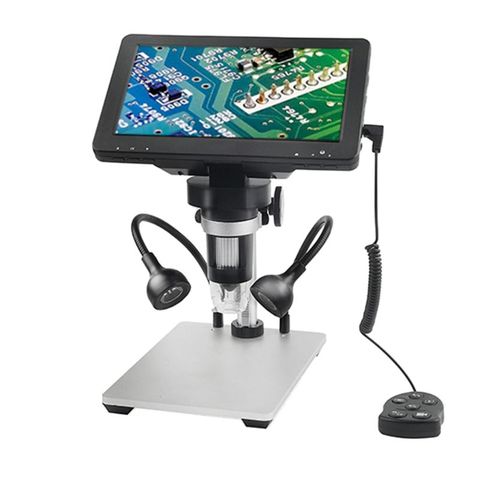 Профессиональный цифровой USB-микроскоп, электронный светодиодный эндоскоп с увеличением 1200X, 12 МП, для ремонта печатных плат и телефонов ► Фото 1/6