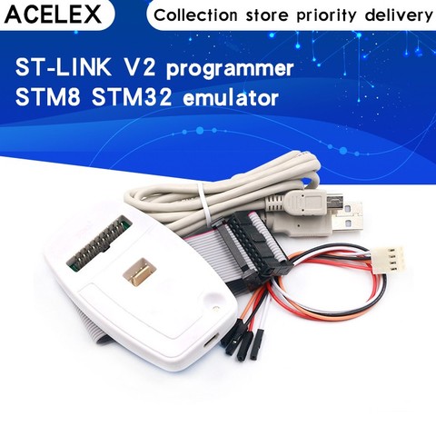 1 шт. Новый ST-LINK/V2 ST-LINK V2(CN) ST LINK STLINK эмулятор скачать менеджер STM8 STM32 искусственное устройство ► Фото 1/6