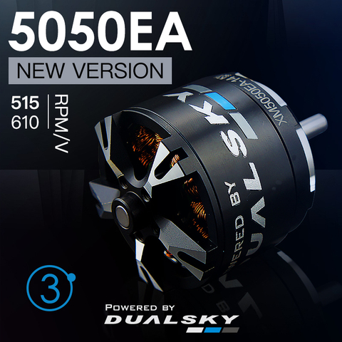 Dualsky новая версия XM5050EA бесщеточный мотор с внешним ротором 515KV 610KV для радиоуправляемого самолета 70E ► Фото 1/1