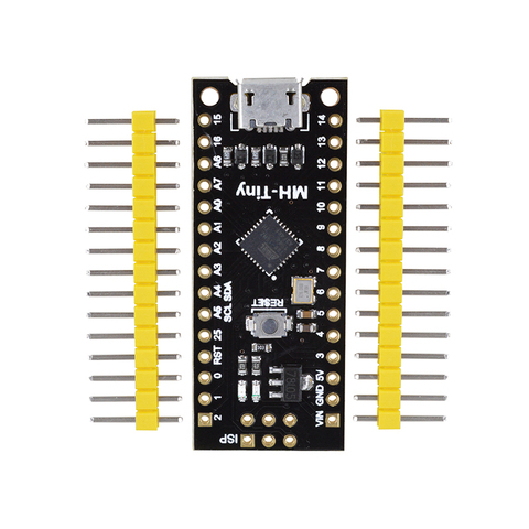 Модуль разработки MH-Tiny ATTINY88 NANO v3.0 micro usb Расширенный Digispark ATTINY85 обновленный для arduino SPI/IIC/последовательный порт ► Фото 1/4