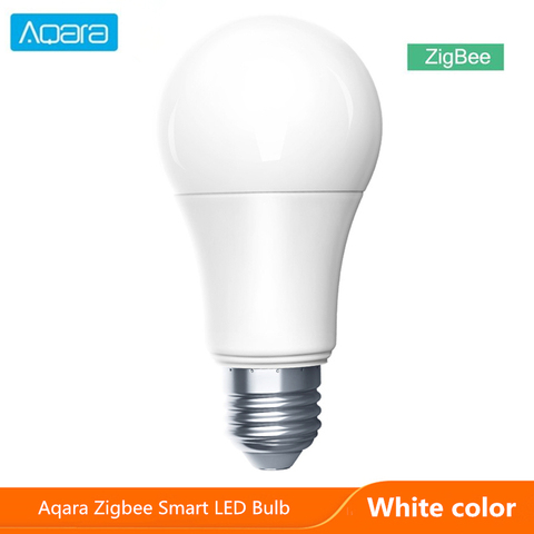 Умная Светодиодная лампа Aqara Zigbee, 9 Вт, E27, 2700K-6500K, белого цвета, с дистанционным управлением, для Xiaomi mijia mi Home ► Фото 1/6