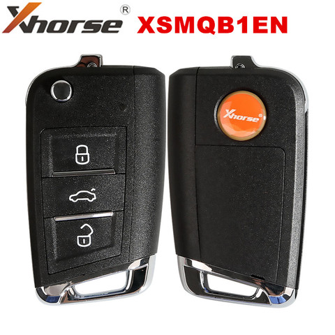 Xhorse XSMQB1EN для V-W MQB бесконтактных смарт-пульт дистанционного ключа XSMQB1EN 3 кнопки для VVDI2/VVDI ключ инструмент 10 шт./лот ► Фото 1/5