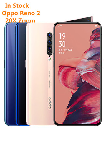 Новый оригинальный Oppo Reno 2 20x zoom мобильный телефон Snapdragon 730 6,5 