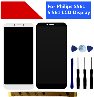 Новый жк-дисплей 5,45 дюйма для Philips S561 S 561 с сенсорным экраном и дигитайзером в сборе с инструментами ► Фото 1/2