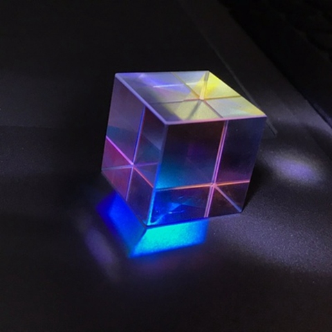 23*23*23 мм оптическая научная популярность для кубического эксперимента проектора с цветной комбинированной призмой ► Фото 1/5