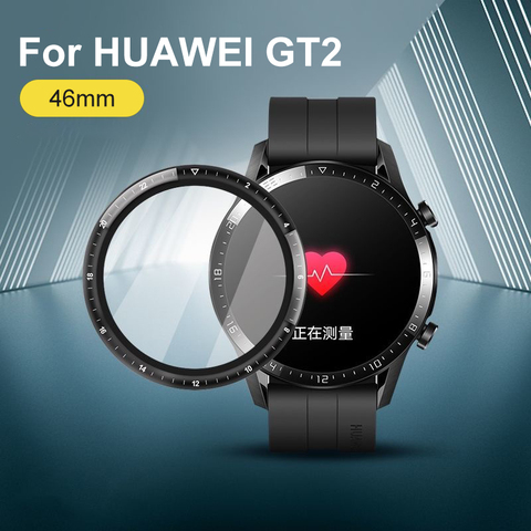Защитная пленка из мягкого стекловолокна для Huawei Watch GT 2 Honor Magic 2 46 мм GT2e, полноэкранная Защитная пленка для смарт-часов GT2 e, чехол ► Фото 1/6