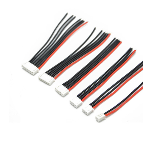 1S 2S 3S 4S 6S 7S 8S LiPo Battery Balance Connector XH2.54mm Plug зарядный штекер 2-9pin с силиконовым проводом 22AWG ► Фото 1/1