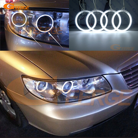 Для Hyundai Grandeur TG azera 2006 2007 2008 2009 2010 2011 отличный ультра яркий комплект CCFL ангельские глазки Halo Ring ► Фото 1/6