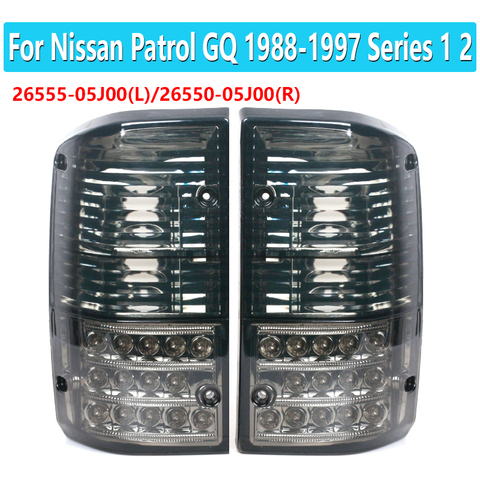 1 пара для Nissan Patrol GQ 1988 1988-1997 серии 1 2 26555-05J00 красно-Копченый задний левый/правый хвост светильник фонарь стоп-сигнала ► Фото 1/6