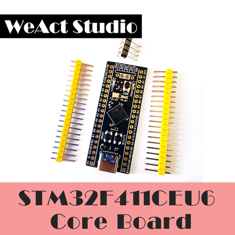 WeAct STM32F411CEU6 STM32F411 STM32F4 V3.0 макетная плата Micropython PYBoard BlackPill CircuitPython Arduino ► Фото 1/6