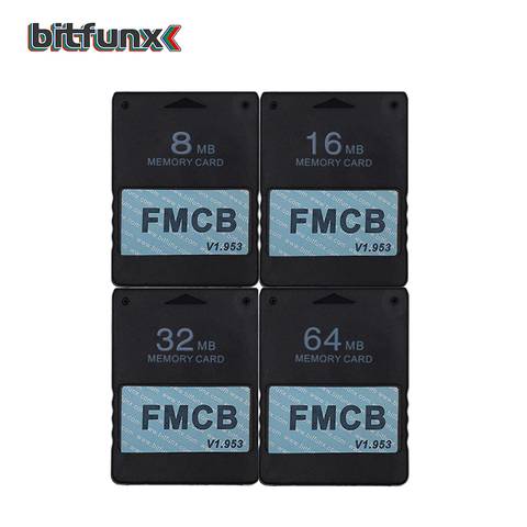 Bitfunx FMCB Бесплатная McBoot карта v1.953 для Sony PS2 Playstation2 8MB/16MB/32MB/64MB карта памяти OPL MC Boot ► Фото 1/6