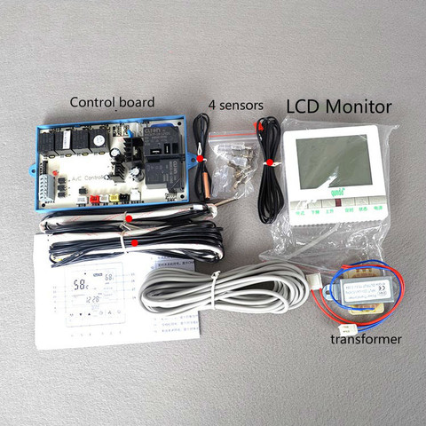 Контроллер воздушного источника теплового насоса, обогреватель воды, кондиционер контроллер универсальный компьютер, контроллер материнской платы ► Фото 1/4