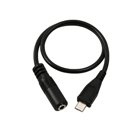 1x Micro USB 5 Pin штекер до 3,5 мм гнездо AUX Аудио Синхронизация кабель адаптера для наушников шнур 30 см ► Фото 1/6