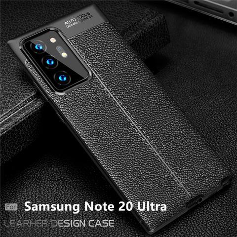 Для Samsung Galaxy Note 20 Ультра чехол для Samsung Note 20 Capas кожа для Fundas Samsung M21 M01 A41 A31 A51 A71 Note 20 чехол ► Фото 1/6