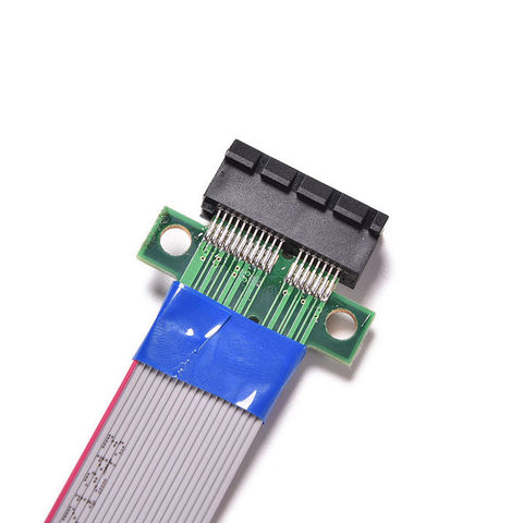 Новое поступление PCI Express гибкий кабель для перемещения PCI-E 1X в 1x слот Riser Card удлинитель для Bitcoin Miner ► Фото 1/5