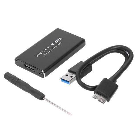 Мини-чехол для жесткого диска с USB 3,0 на mSATA ► Фото 1/6