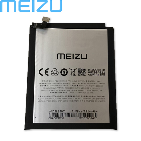 Оригинальный аккумулятор Meizu BA822 3360 мАч для смартфона Meizu Note 8, аккумулятор высокого качества с номером отслеживания ► Фото 1/1