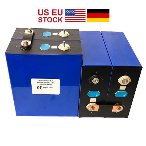 Аккумуляторная батарея LIFEPO4 2022 в, а/ч, 4 шт., новые перезаряжаемые батареи, литий-железо для 12 В, а/ч, для RV SOLAR EV, ЕС, США, без НАЛОГА ► Фото 1/6