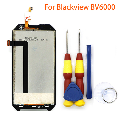 100% Оригинальный Blackview BV6000 BV6000S ЖК-дисплей + сенсорный экран 1280X720 5,0 дюймов в сборе для Blackview BV6000 + Инструменты ► Фото 1/6