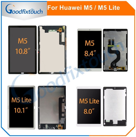 ЖК-дисплей для Huawei Mediapad M5 / M5 Lite, ЖК-дисплей с дигитайзером сенсорного экрана в сборе, для Huawei Mediapad M5 / M5 Lite, с цифровым преобразователем, с ЖК-экраном, для JDN2-W09, для, В, для, в, для, ► Фото 1/5
