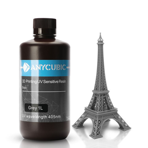 ANYCUBIC 405nm УФ-смола для LCD высокой точности быстрого отверждения 1L жидкая Бутылка 3D принтер печатные материалы для Фотон-с ► Фото 1/6