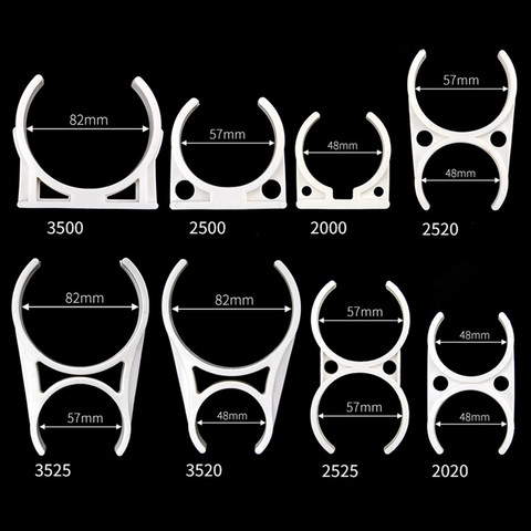 5 шт. фиксированный зажим RO для очистителя воды, односторонний зажим, двухсторонний зажим, фиксированный зажим для трубы ► Фото 1/2