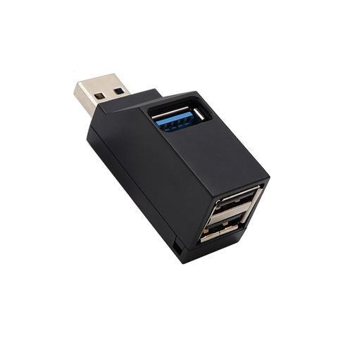 Usb-хаб USB 3,0 концентратор 2,0 Мульти USB сплиттер адаптер мини 3 порта s высокоскоростной 3 хаб usb3.0 хаб порт USB-концентратор расширитель для ПК ► Фото 1/6