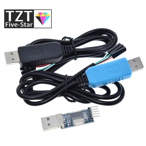 Модуль адаптера преобразователя PL2303 PL2303HX/PL2303TA USB в RS232 TTL с пыленепроницаемой крышкой PL2303HX для кабеля arduino ► Фото 1/6