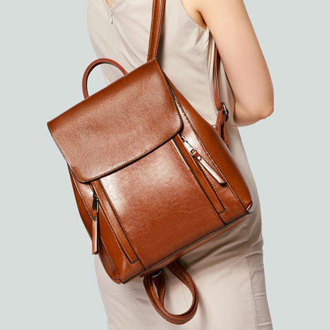 Женский модный рюкзак RanHuang 2022, высококачественный рюкзак из спилка, женские дорожные сумки, школьные сумки для девочек-подростков ► Фото 1/6