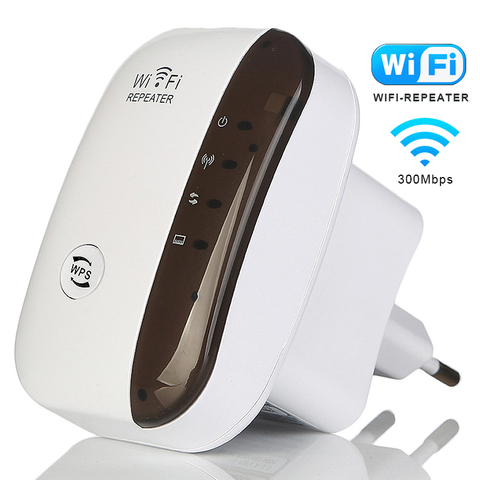 Беспроводной Wi-Fi ретранслятор WiFi удлинитель 300 Мбит/с Wifi усилитель 802.11N Wi-Fi усилитель длинный диапазон репитер Wi-Fi ретранслятор точка доступ... ► Фото 1/6