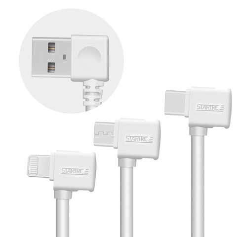 Кабель для передачи данных с дистанционным управлением, 15 см, USB на IOS, Lightning, Type-C Micro, для FIMI X8 SE 2022, аксессуары для радиоуправляемого дрона ► Фото 1/6