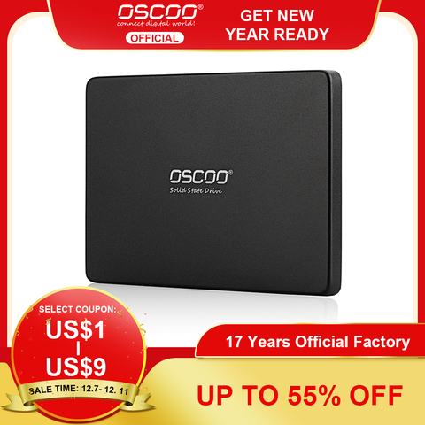 OSCOO 2,5 дюймов ssd 500 ГБ высокоскоростной disco duro ssd 120 ГБ 240 ГБ SSD SATA hd ssd ► Фото 1/6