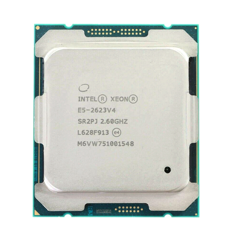 Intel Ксеон E5 2623 V4 E5 2623V4 процессор 2,60 ГГц 4 Core 10 МБ LGA2011-3 TPD 85 Вт Процессор ► Фото 1/1