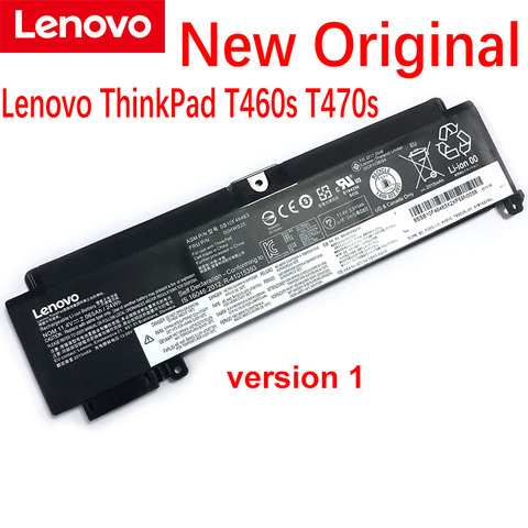 Lenovo оригинальный аккумулятор для Lenovo ThinkPad T460s T470s 01AV405 01AV407 00HW022 00HW023 00HW024 00HW025 00HW038 11,4 V 24WH ► Фото 1/6