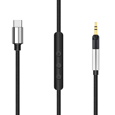 Тип USB C сменный кабель удлинитель для Audio-Technica ATH-M70X ATH-M60X ATH-M50X ATH-M40X АТХ M70X M60X M50X наушники ► Фото 1/6