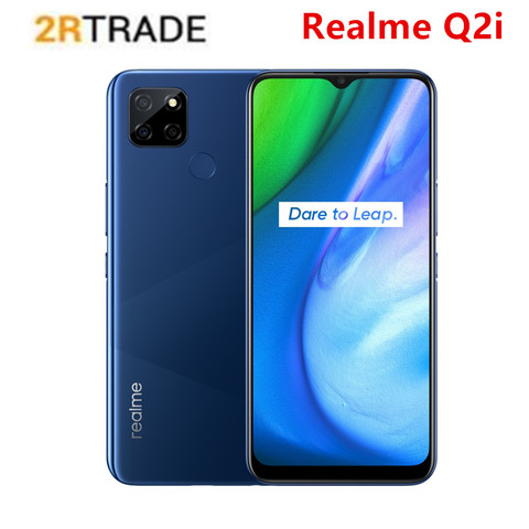 Realme Q2i 5G смартфон 6,5 дюйм Dimensity 720 Восьмиядерный 5000 мАч батарея 4 Гб Оперативная память 128 Гб Встроенная память для сотового телефона ► Фото 1/5