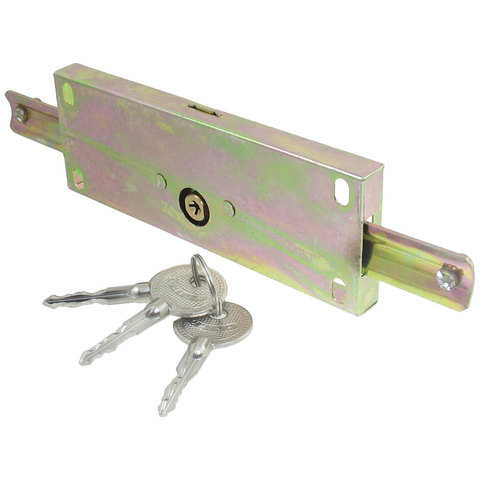 Uxcell золотистый перекрестный ключ, металлический центральный вращающийся затвор, дверной замок для гаража ► Фото 1/1