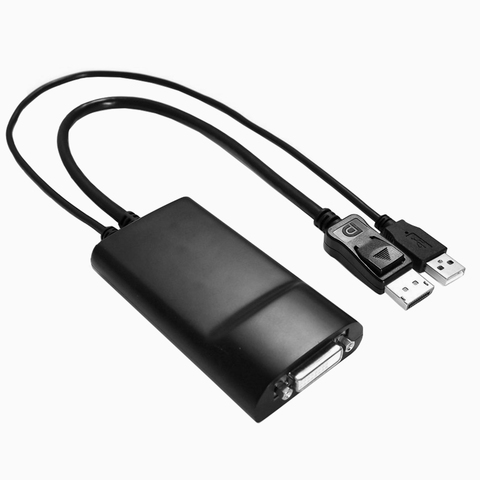 Активный кабель Displayport, с возможностью подключения к USB-порту, поддерживает подключение до 2560x1600 ► Фото 1/1