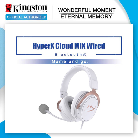 Проводная игровая гарнитура Kingston HyperX Cloud MIX, съемный микрофон, легкая портативная гарнитура Bluetooth для игровой приставки PS4 ► Фото 1/6