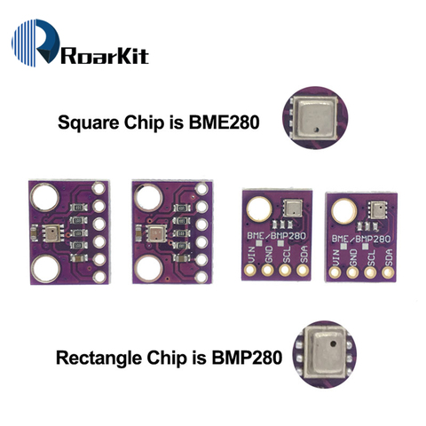 Цифровой датчик температуры и влажности 3 в 1 BMP280 3,3 В BME280 I2C SPI 1,8-5 В, модуль барометрического давления ► Фото 1/6